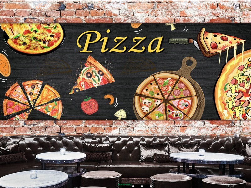 Trang trí quán pizza MNH-002